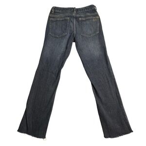 Michael Kors Straight Jeans Womens 30 Dark Wash Blue Mid Rise Stretch Denim MK